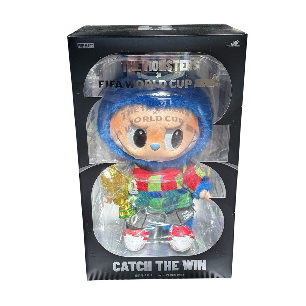 US SELLER The Monsters FIFA Catch the Win Vinyl Plush Doll Labubu 2026 Authentic - Picture 1 of 4